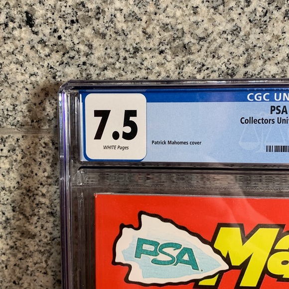 Patrick Mahomes PSA Magazine Nov 2023 CGC Grade Full Size High Quality KC Chiefs - Picture 2 of 9